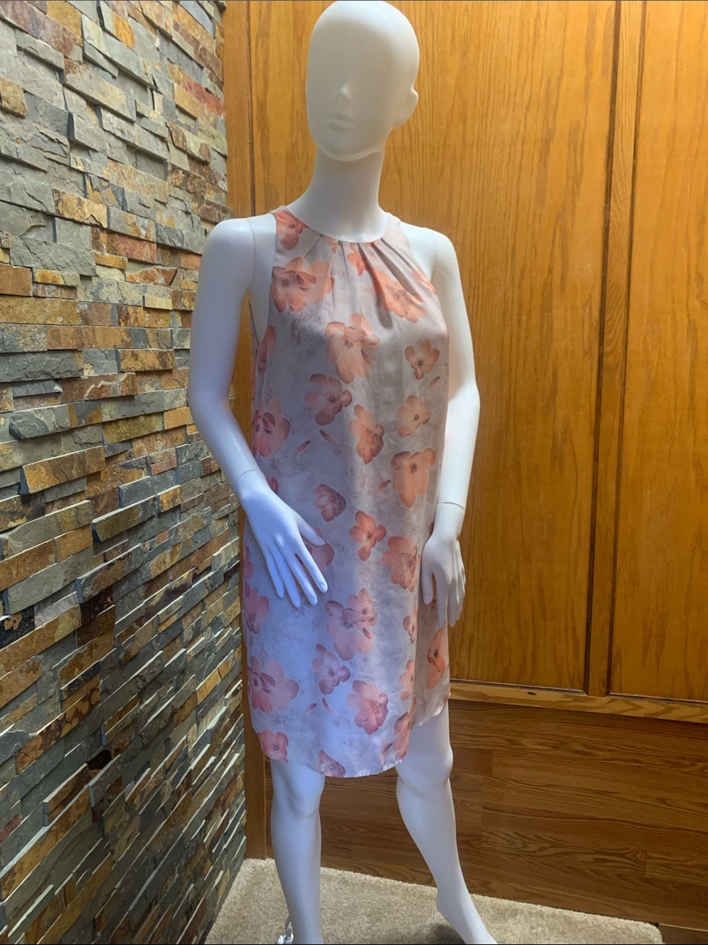 MNG Suit Blush Pink Floral dress